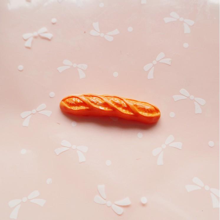 HN * Gói 30 mẫu charm bánh mì Bread trang trí vỏ điện thoại, huy hiệu, đính quần áo, DIY