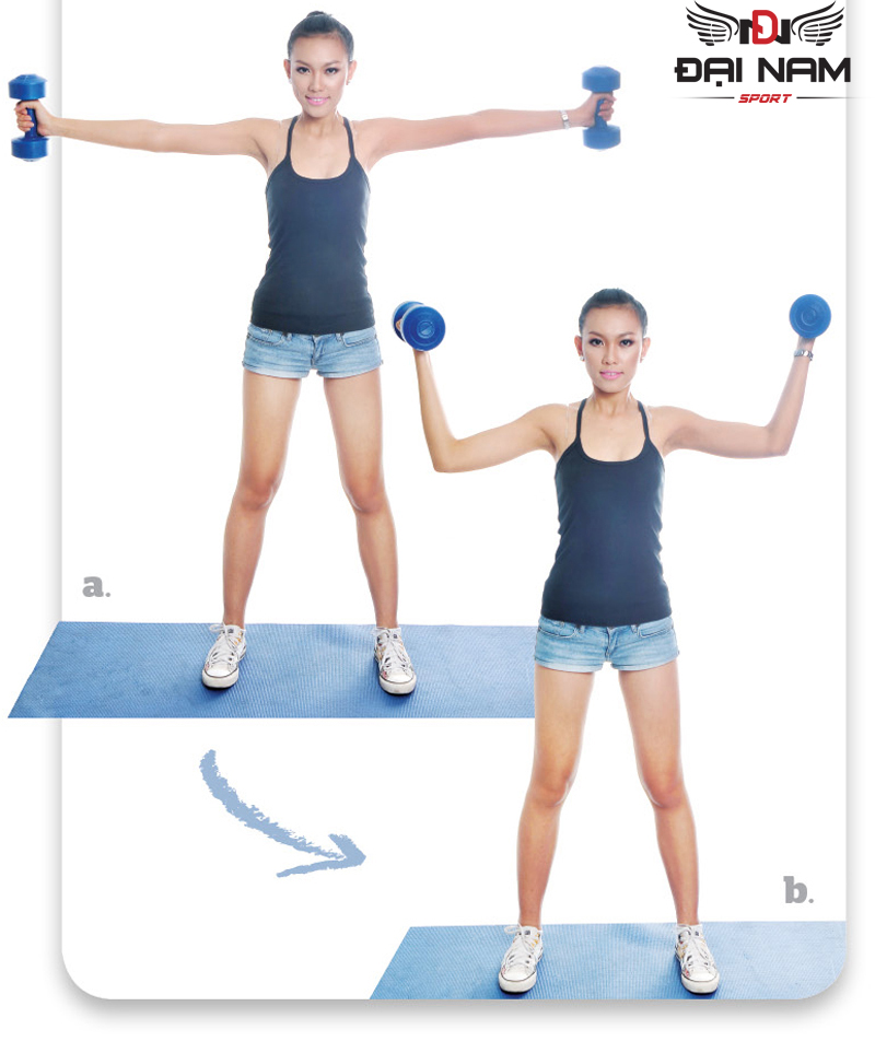 Bộ Tạ Tay 8kg Bọc Cao Su Trơn Lõi Thép Cao Cấp Chính Hãng Đại Nam Sport -Giao Màu Ngẫu Nhiên