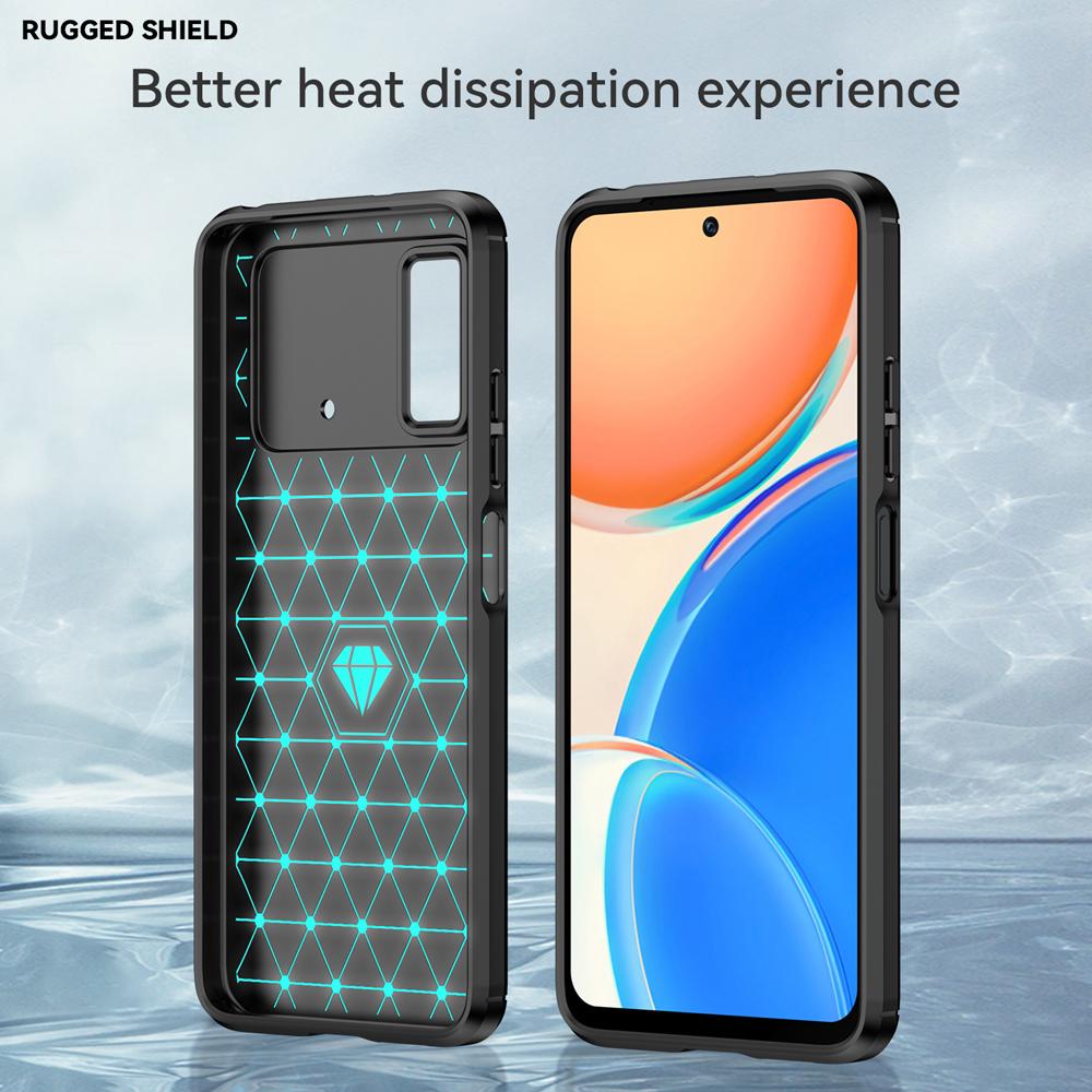 Ốp lưng dành cho Xiaomi Poco M4 Pro ốp silicone mềm Carbone phay xước chống sốc chống vân tay