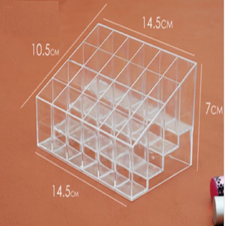 Khay Nhựa Đựng Son 24 Ô