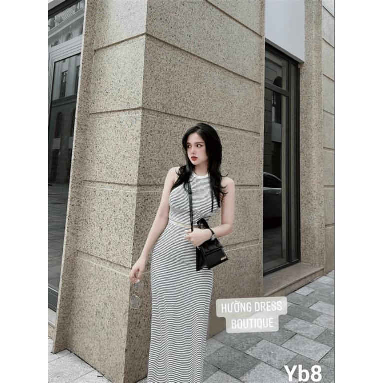 SÉT ÁO BA LỖ PHỐI CHÂN VÁY BODY THUN GÂN TÔN DÁNG SIÊU HOT HBPU