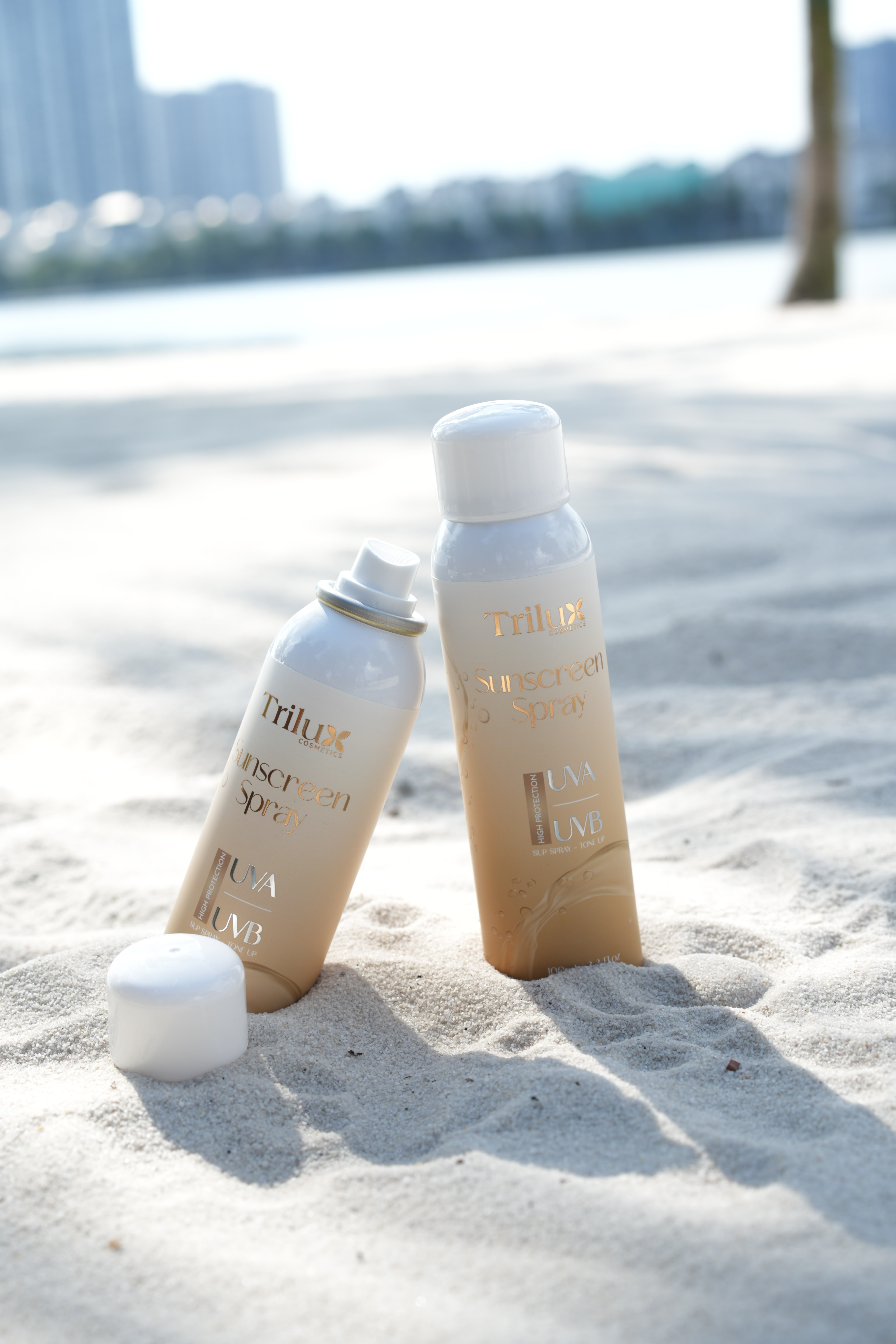 Xịt Chống Nắng Trilux SPF50 PA+++ Giúp Dưỡng Ẩm, Nâng Tone Hỗ Trợ Giảm Thâm Nám