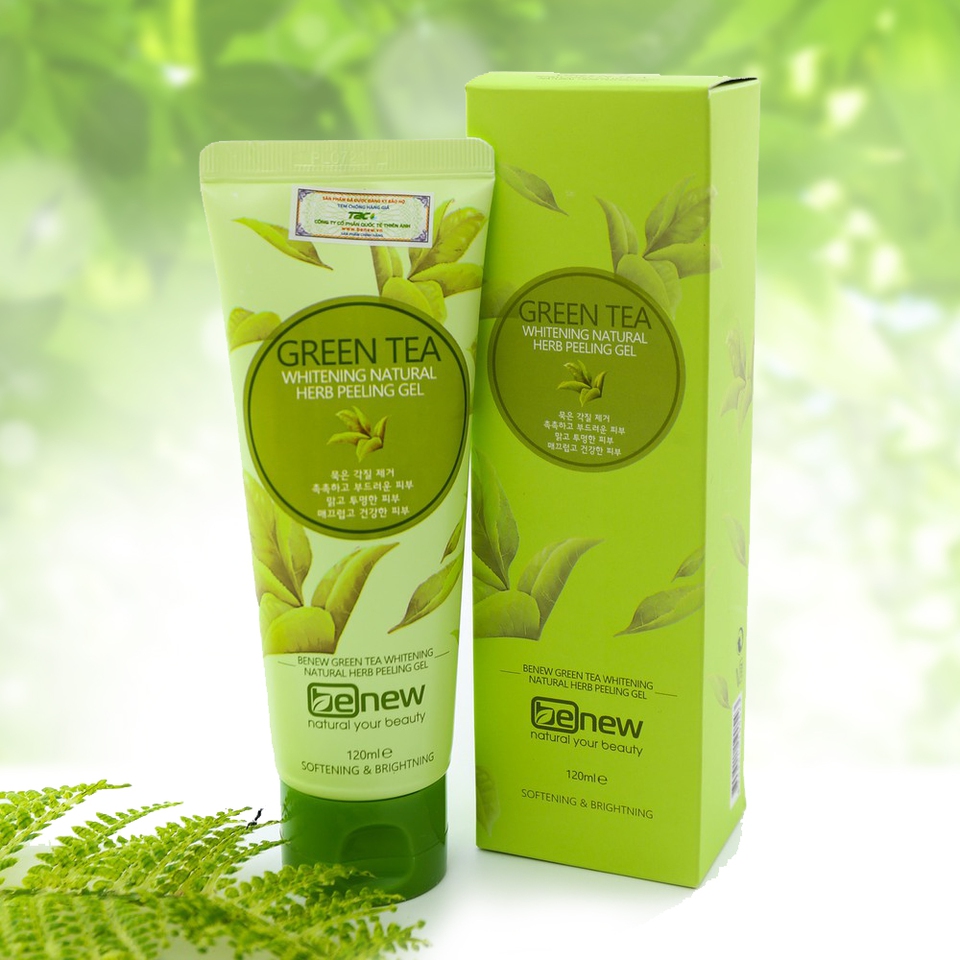 [Tặng móc khoá] Tẩy tế bào chết trà xanh Benew Green Tea Peeling Gel Hàn Quốc 150ml