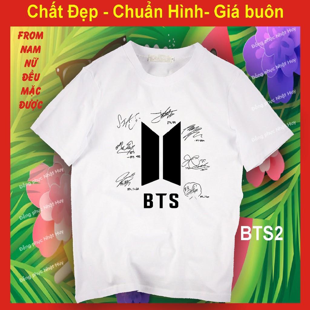 Áo thun bts đẹp 18, nhóm nhạc thần tượng , in hình