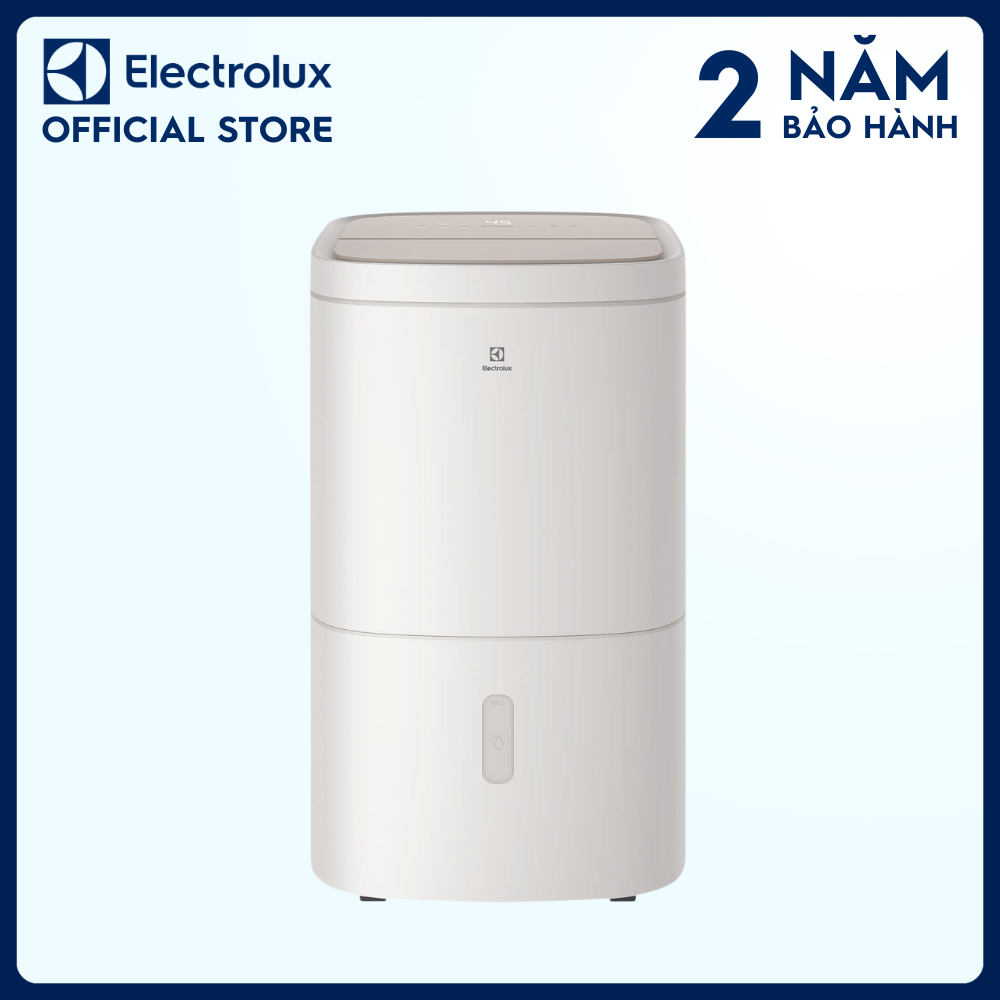 Máy hút ẩm Electrolux UltimateHome 300 20L EDH10TRBW1 cho phòng 42m²,Hút ẩm tối ưu, Loại bỏ vi khuẩn¹ và vi rút² [Hàng chính hãng]