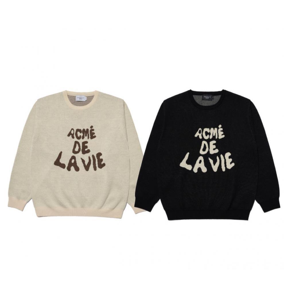 Áo Sweater cổ tròn thu đông in chữ