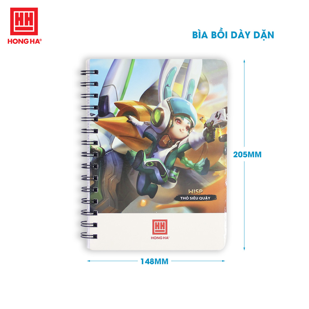 Sổ lò xo 200 Trang A5 Hồng Hà hình ảnh Liên Quân Hồng Hà - 4171