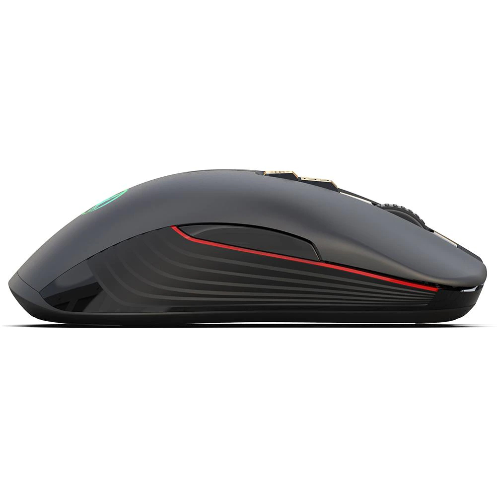 Chuột HXSJ T30 Không Dây Chuyên Dùng Cho Gamer, Văn Phòng Không Mỏi Cổ Tay, Đèn Nền 7 Màu, Độ Nhạy 3600DPI, Sử Dụng Pin Sạc 750mAh Cổng Type-C - Hàng Chính Hãng