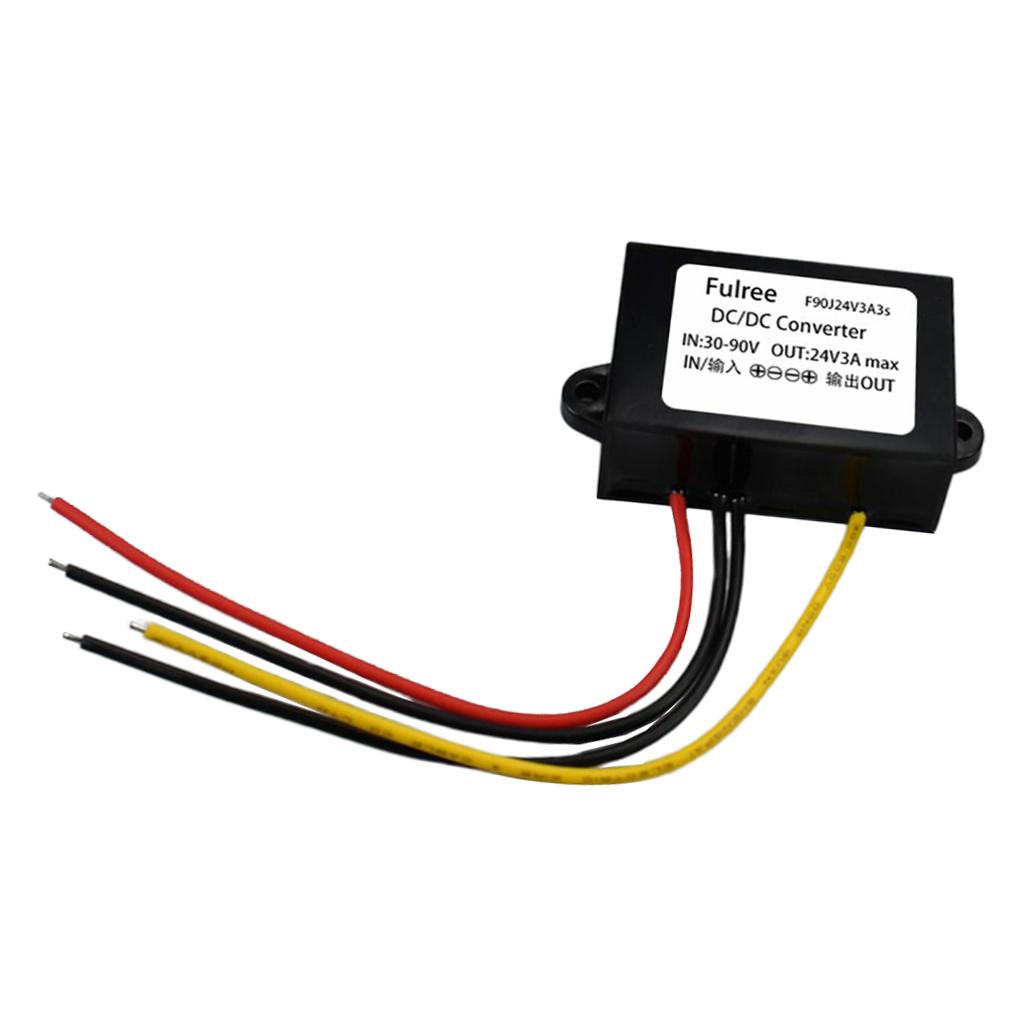 DC/DC Power Converter Regulator Module Adapter 30-90V to 24V 3A