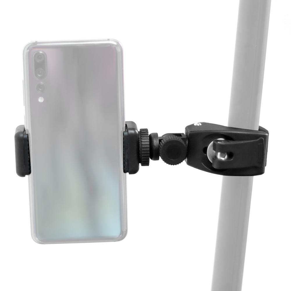 Giá đỡ điện thoại xoay 360 độ đa năng có thể điều chỉnh cho xe đạp và Tay vịn xe máy