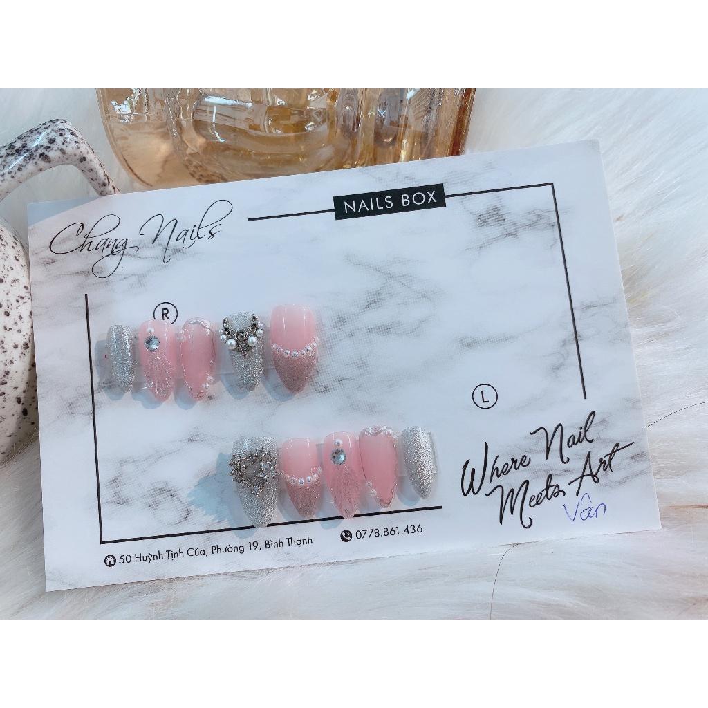 Chang Nails - Nail Box thiết kế thủ công - sơn nhũ, đính đá, đính charm