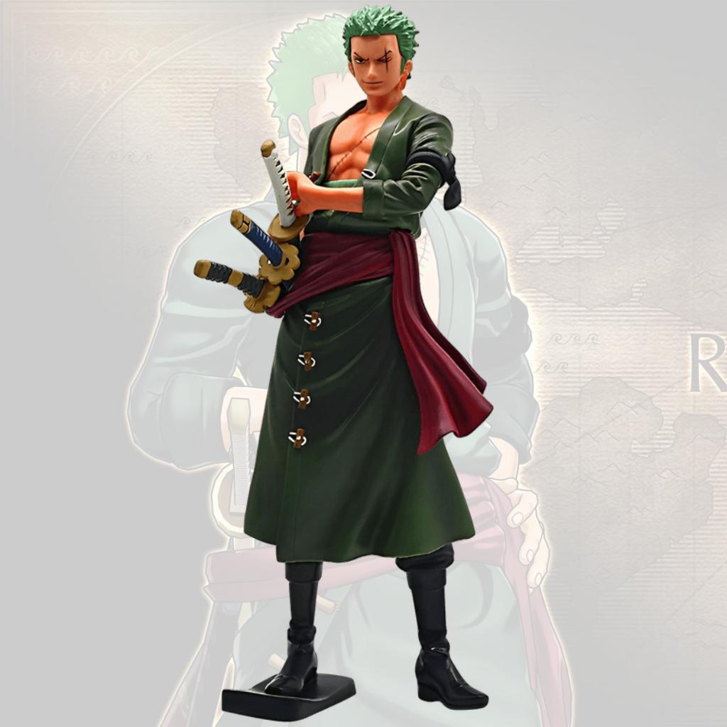Mô Hình Zoro 28cm Mô hình One Piece Cao Cấp, Figure Mô Hình Anmie One Piece Luffy Vua Hải Tặc