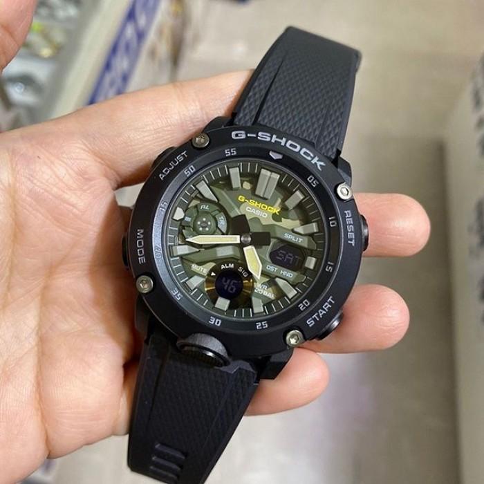 Đồng Hồ Nam Dây Nhựa Casio G-Shock GA-2000SU-1A Chính Hãng - GA-2000SU-1ADR Carbon Core