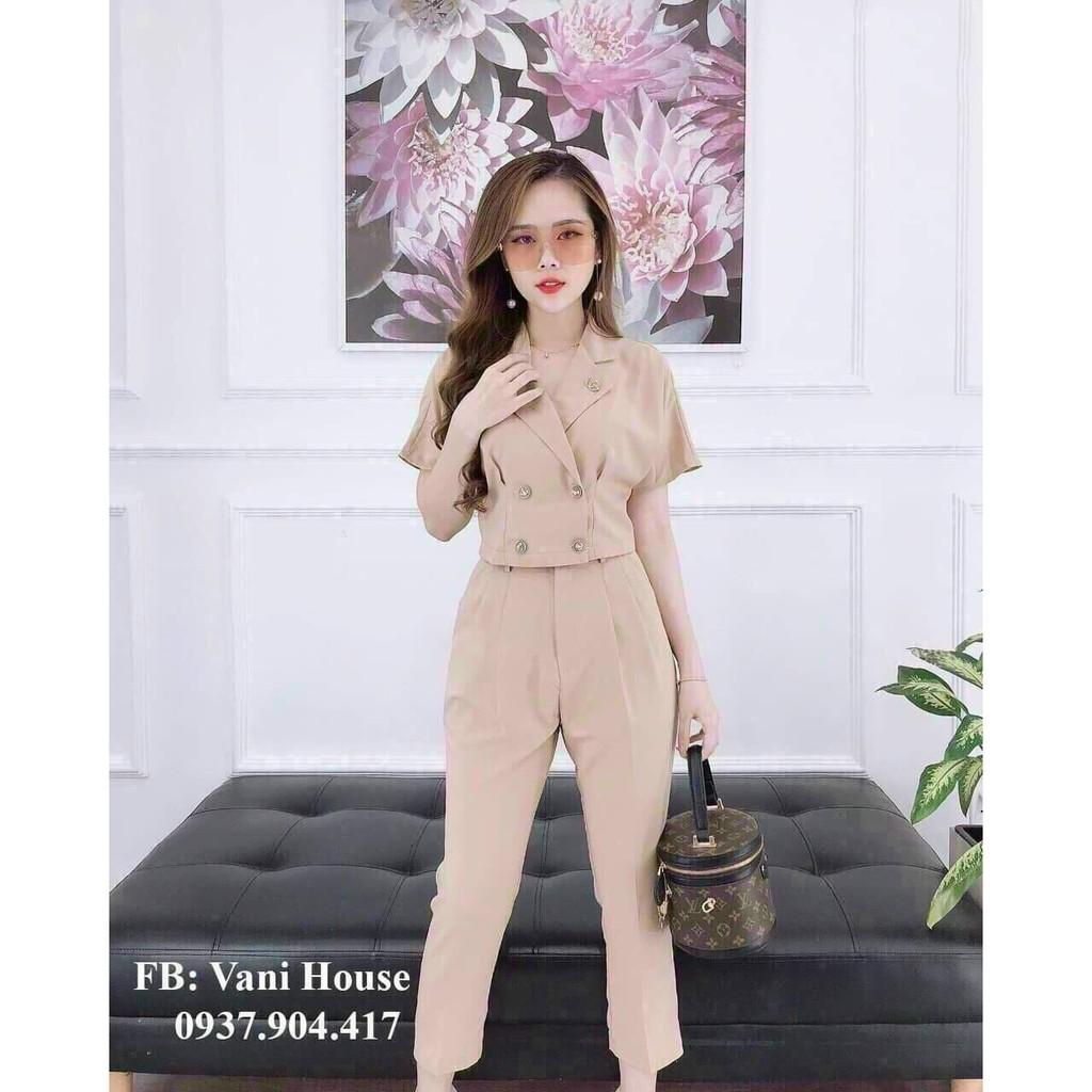 Sét bộ vest tay phồng thời trang cá tính