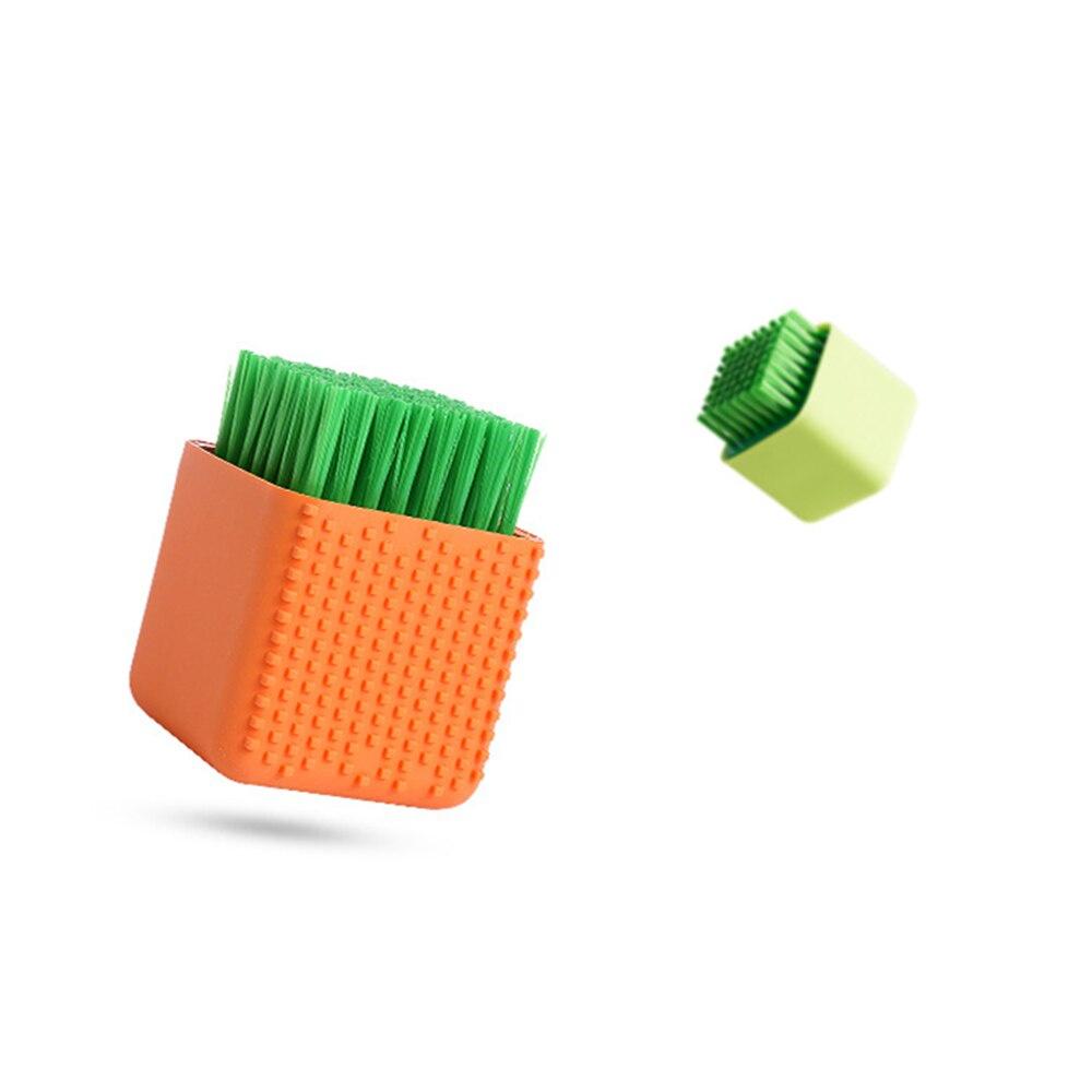Bàn chải giặt đa chức năng chất liệu silicone mềm mại làm sạch giày Bàn chải đồ lót quần áo.