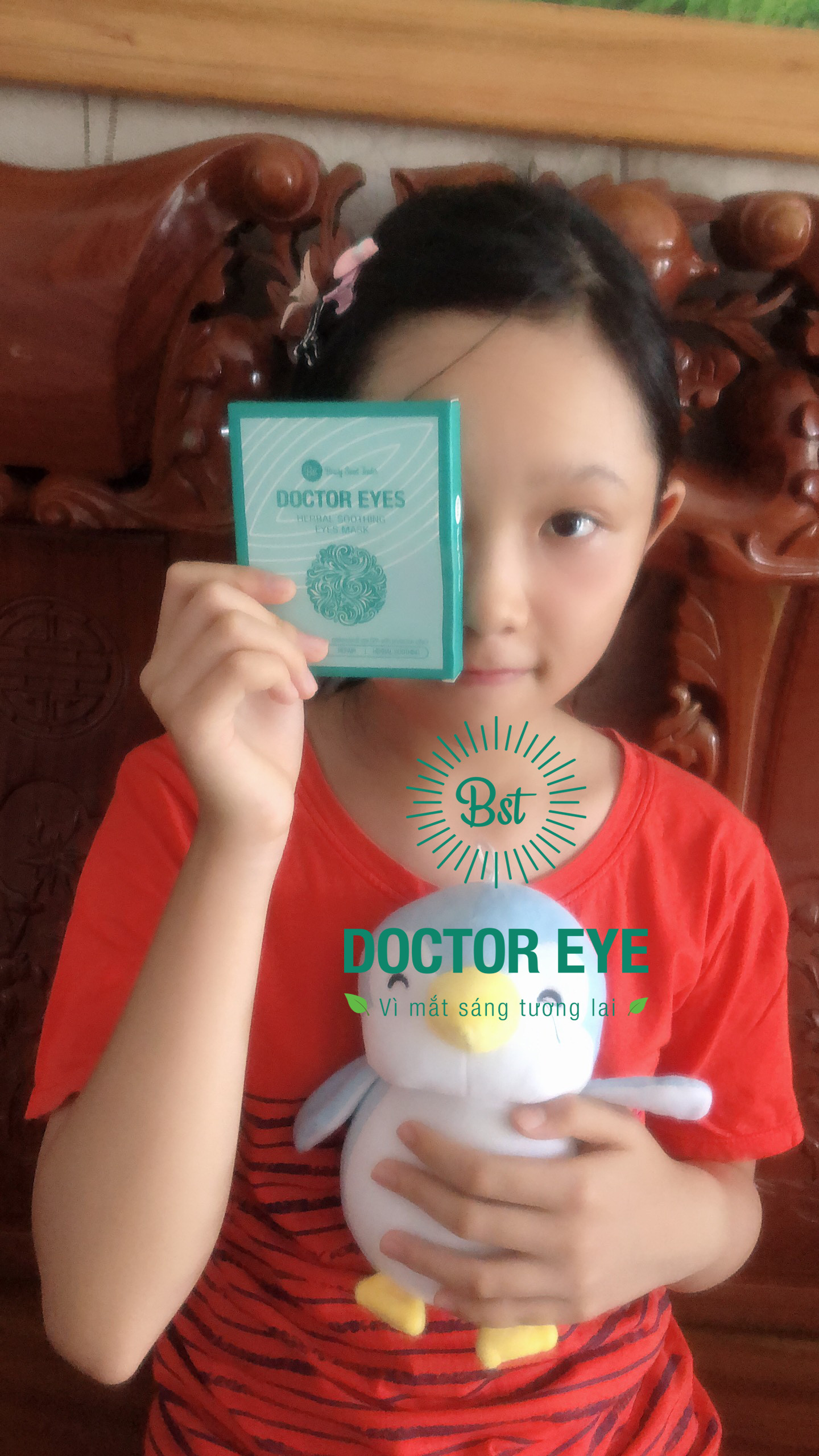 MẶT NẠ THẢO DƯỢC NGỪA THÂM, BỌNG MẮT BST DOCTOR EYE