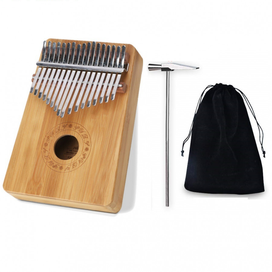 Kalimba 17 phím gỗ Mahagony JKLIM998 - Tặng túi đựng đàn xinh xắn