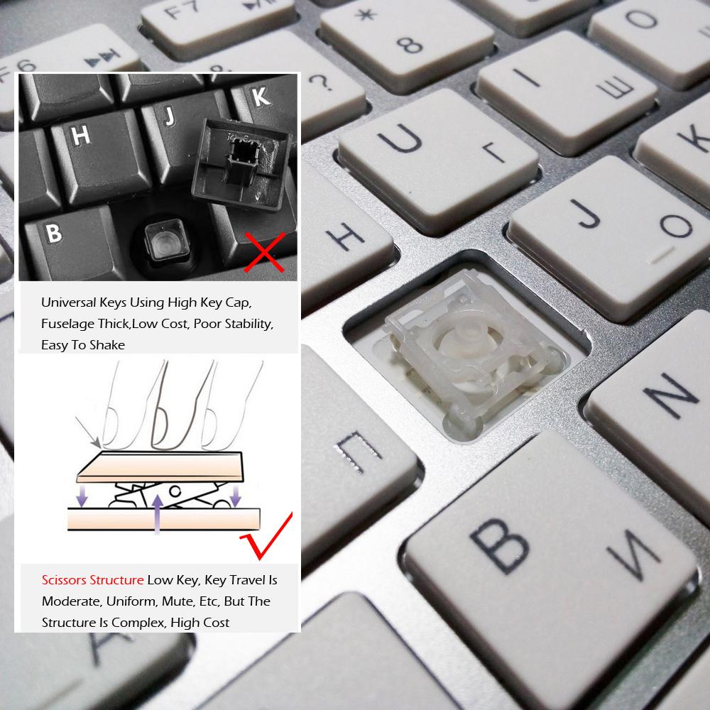 Slim Mini USB Không Dây Bàn Phím Máy Vi Tính Nhỏ Không Dây Bàn Phím Nhỏ Gọn Bàn Phím Ngoài Cho Laptop Máy Tính Bảng Windows Máy Tính Để Bàn