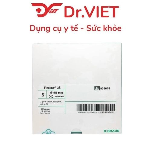 [Lẻ 1 Cái/Hộp 5 Cái] Đế Dán Hậu Môn Nhân Tạo Flexima 2 Mảnh - Bám Dính Tốt, Chống Rát Da