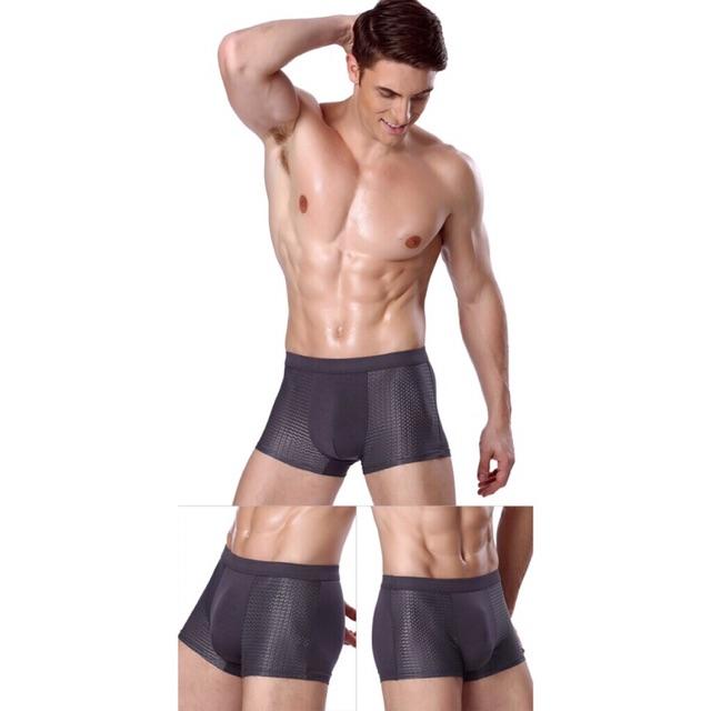 Combo 4 quần sịp Men Thông hơi + 4 đôi tất cổ thấp