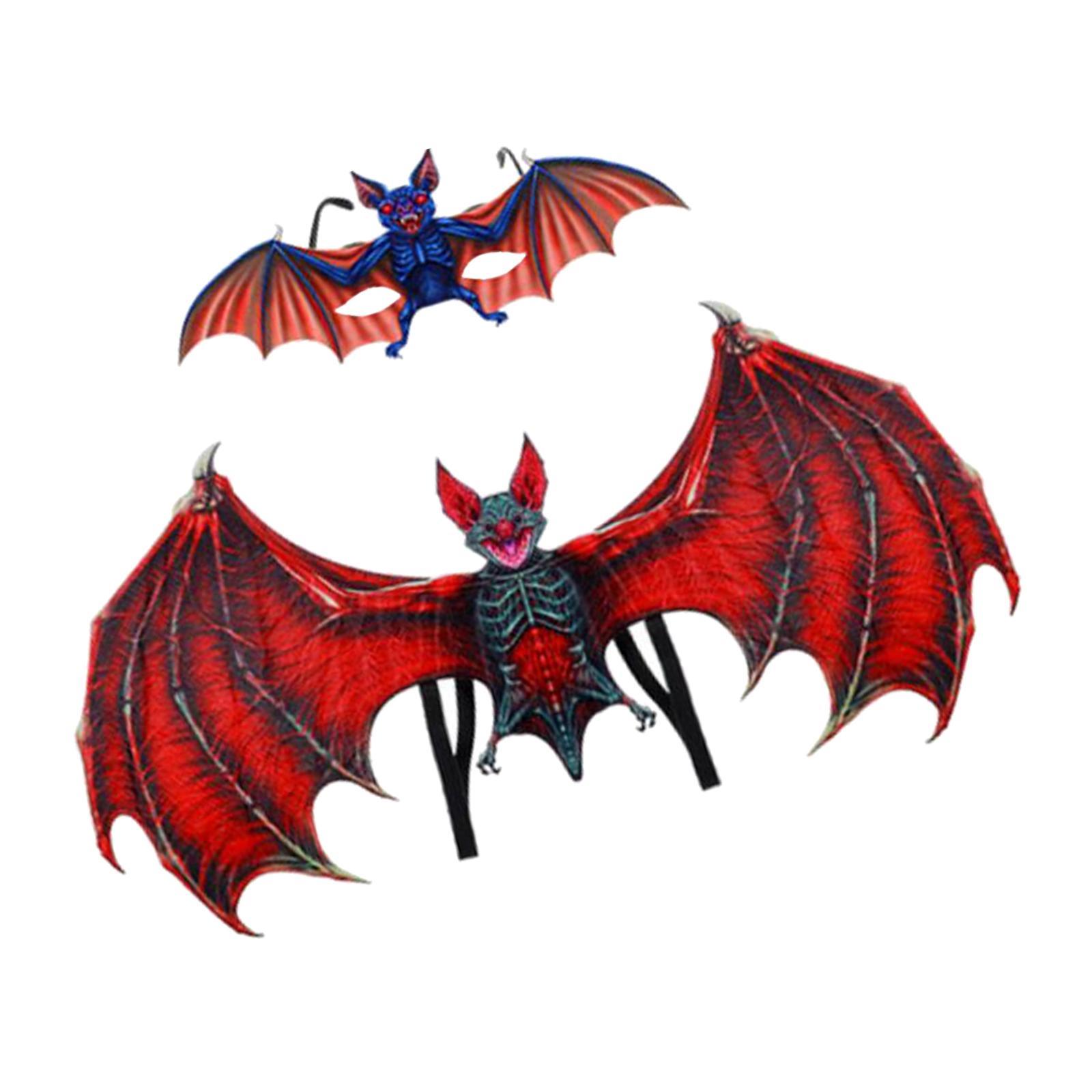 Halloween  Wing Stage Performance Props for Masquerade Cosplay Party Red
