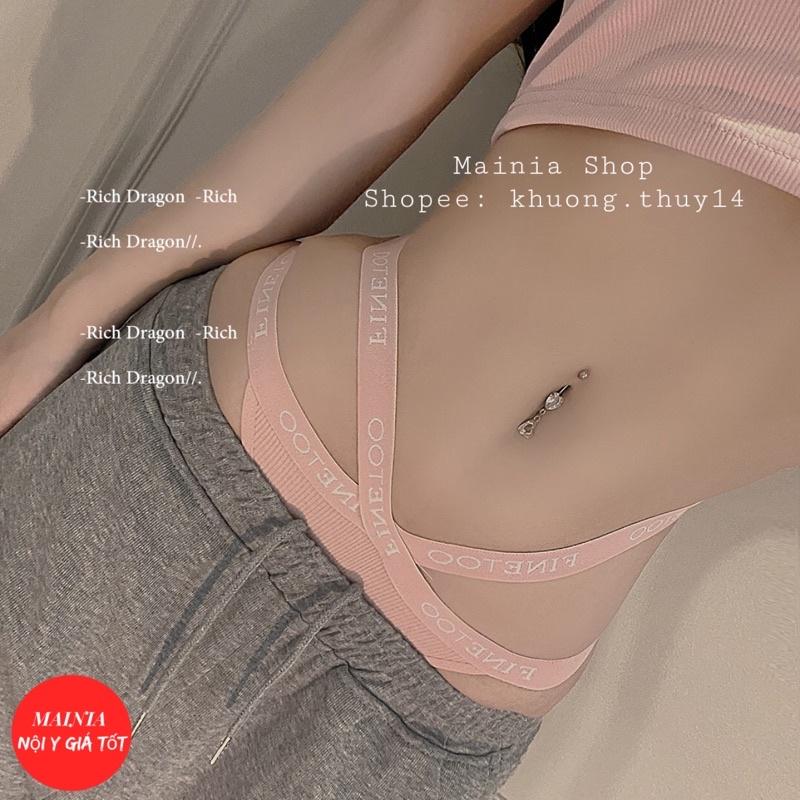 Quần Lót Lọt Khe Cotton Cạp Thun Chéo Chữ X Sexy Quyến Rũ Mainia Shop