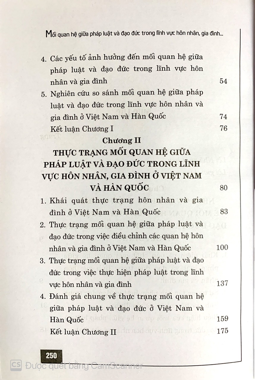 Mối quan hệ giữa pháp luật và đạo đức trong lĩnh vực hôn nhân, gia đình, nghiên cứu so sánh Việt Nam và Hàn Quốc