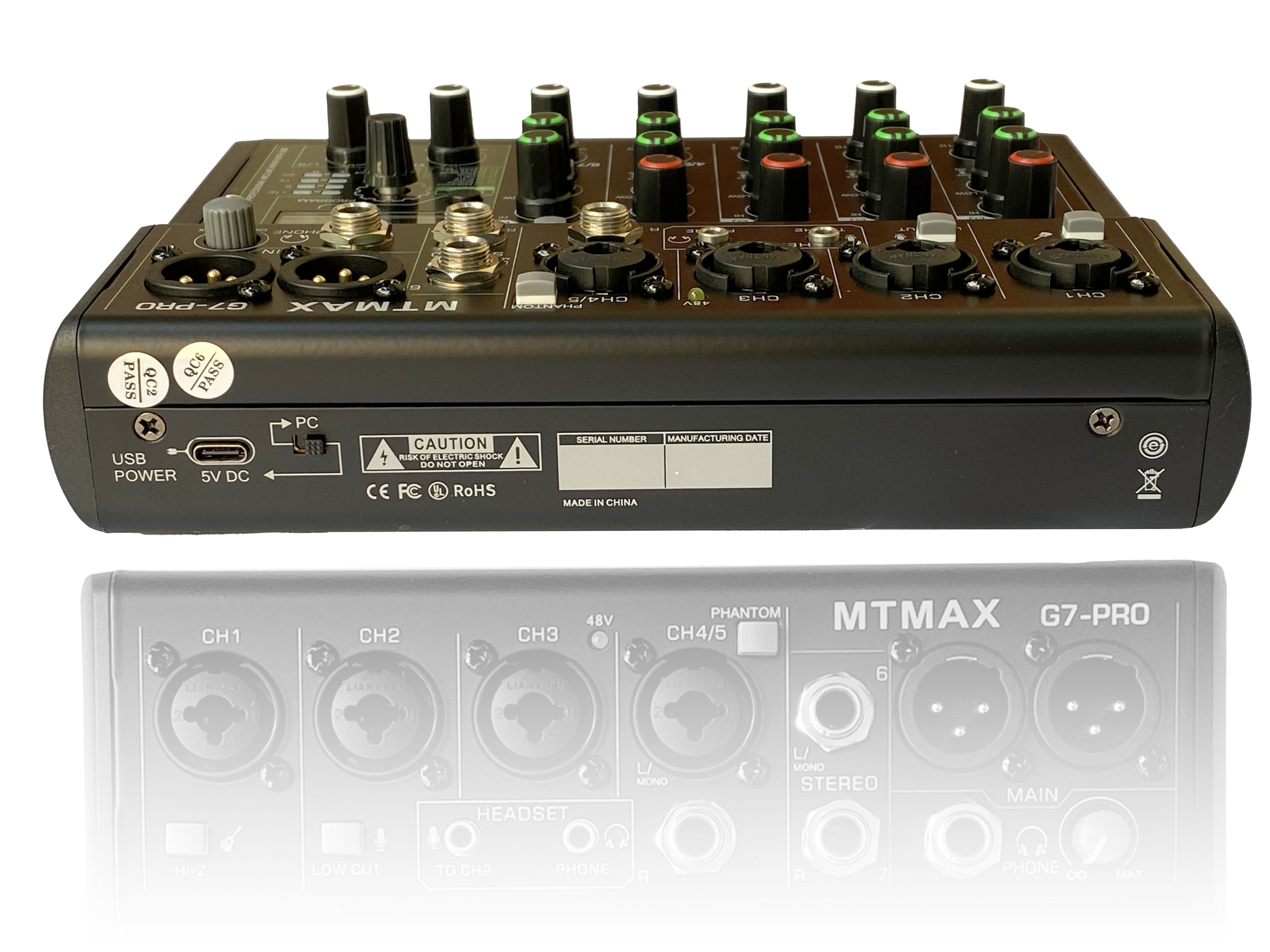 Mixer G7 MTMAX bluetooth -Karaoke Loa Kéo - Hát Thu âm - 88 Hiệu ứng vang số hỗ trợ điều chỉnh âm thanh  Amply gia đình và hát thu âm livestream bảo hành 12 tháng hàng chính hãng