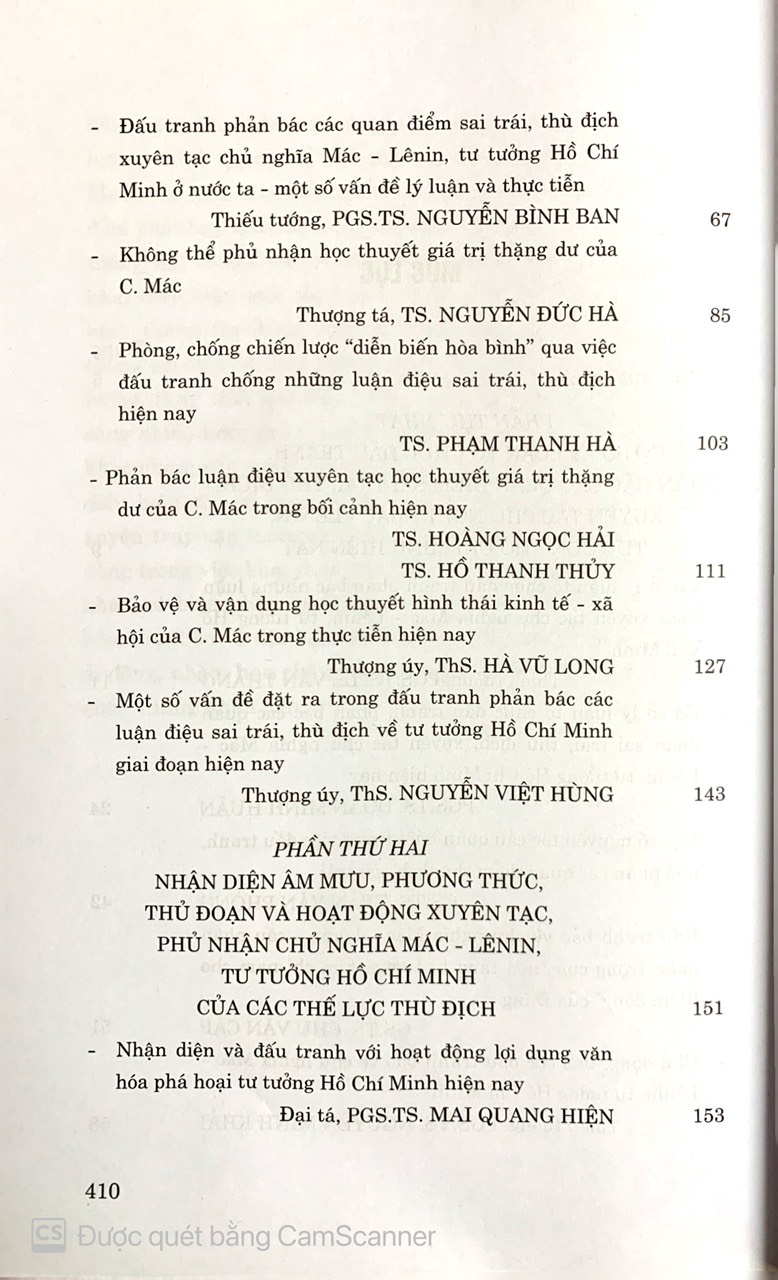 Công an nhân dân đấu tranh phản bác những luận điệu xuyên tạc chủ nghĩa Mác – Lênin, tư tưởng Hồ Chí Minh, góp phần bảo vệ nền tảng tư tưởng của Đảng Cộng sản Việt Nam trong tình hình mới