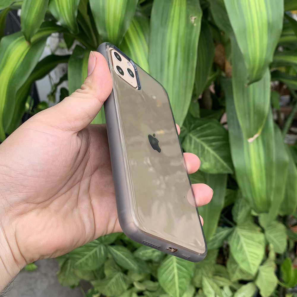 Ốp lưng dẻo chống sốc cao cấp dành cho iPhone 11 Pro - Màu đen mờ