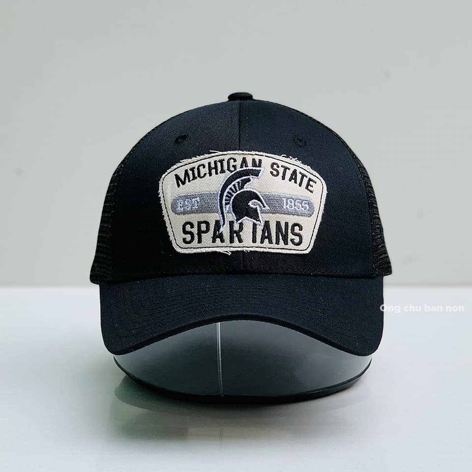 (NEW) Nón kết, mũ lưỡi trai Unisex MICHIGAN STATE vải Kaki nhập khẩu thời trang (Ảnh thật)