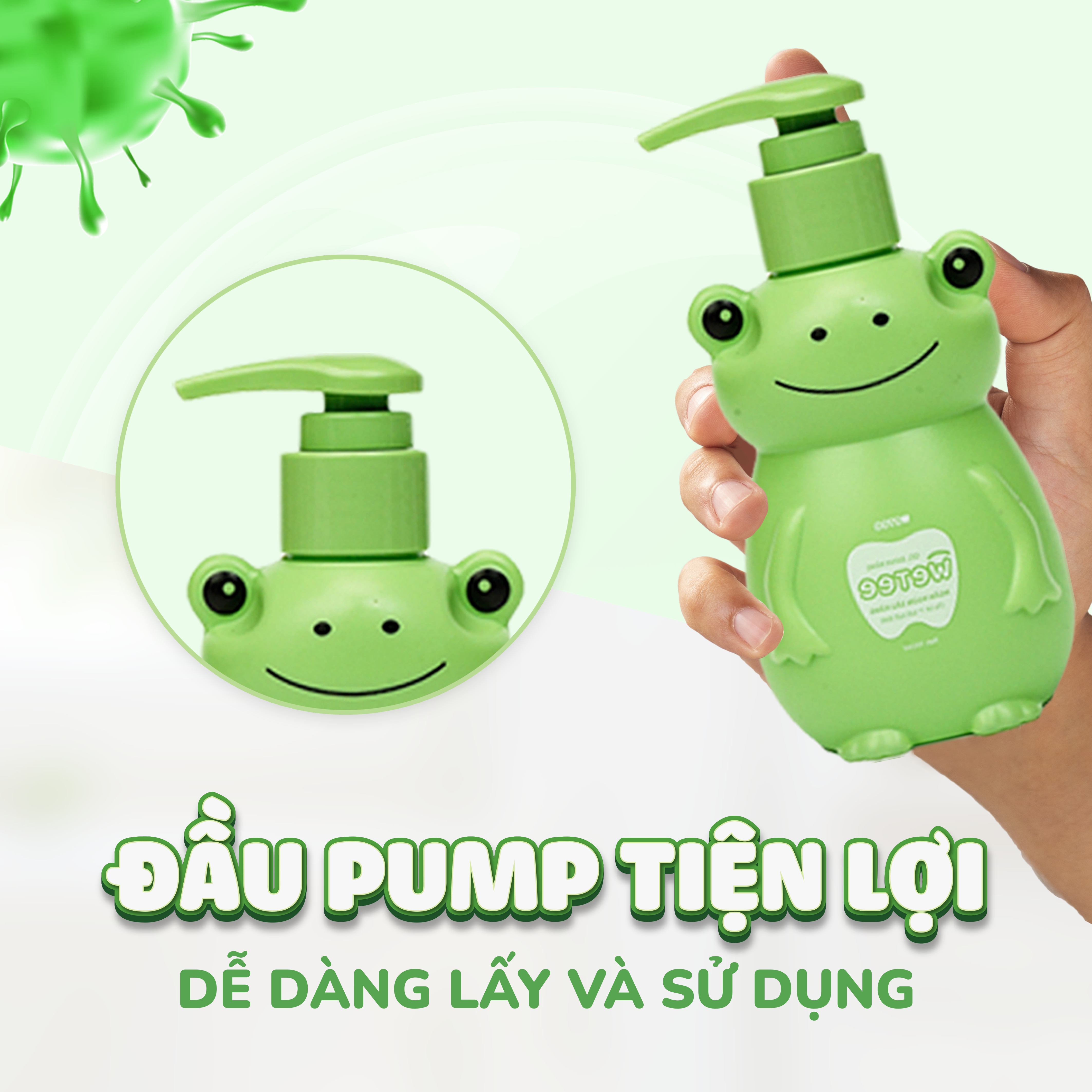 Gel Đánh Răng Wetee Cho Bé 100ml, Thiết Kế Dễ Thương