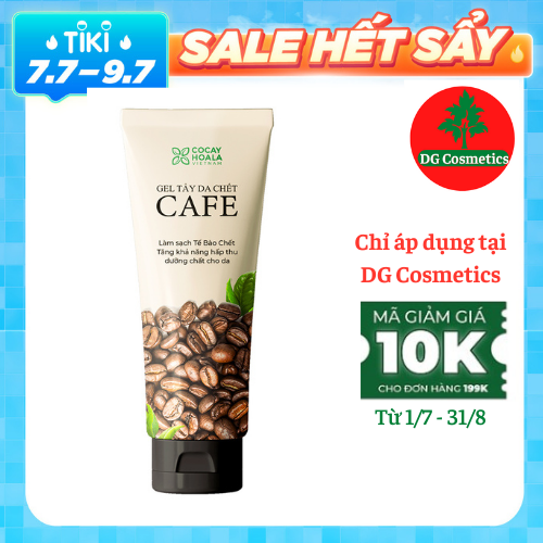 Gel Tẩy Da Chết Dành Cho Mặt Sáng Da Sạch Mụn Chiết Xuất Cà Phê Cocayhoala 100G