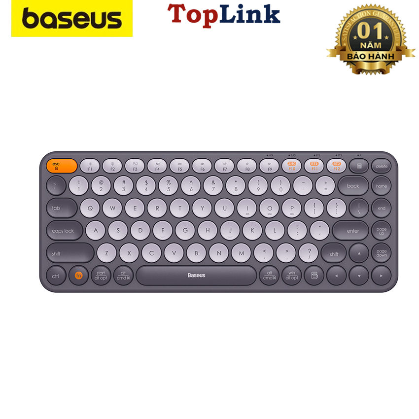 Bàn Phím Không Dây Baseus Wireless Keyboard K01A Thiết Kế Sang Trọng, Bền Bỉ, Siêu Mỏng - Hàng Chính Hãng