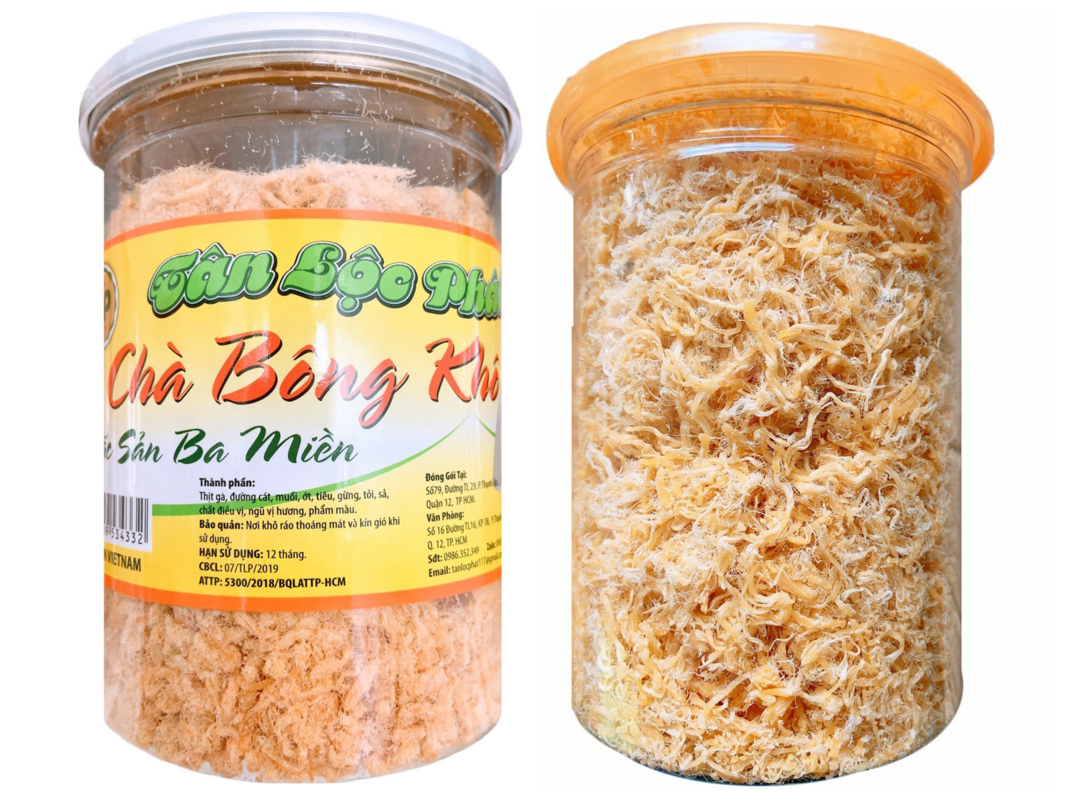 CHÀ BÔNG GÀ THƠM NGON DÙNG ĂN KÈM HIỆU TÂN LỘC PHÁT - HỘP 150G