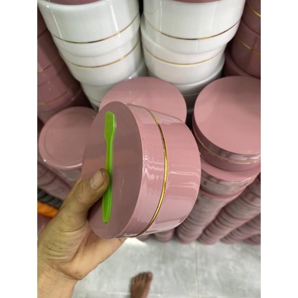Hủ 250gr hồng đất-tặng muỗng múc kem 8.2cm