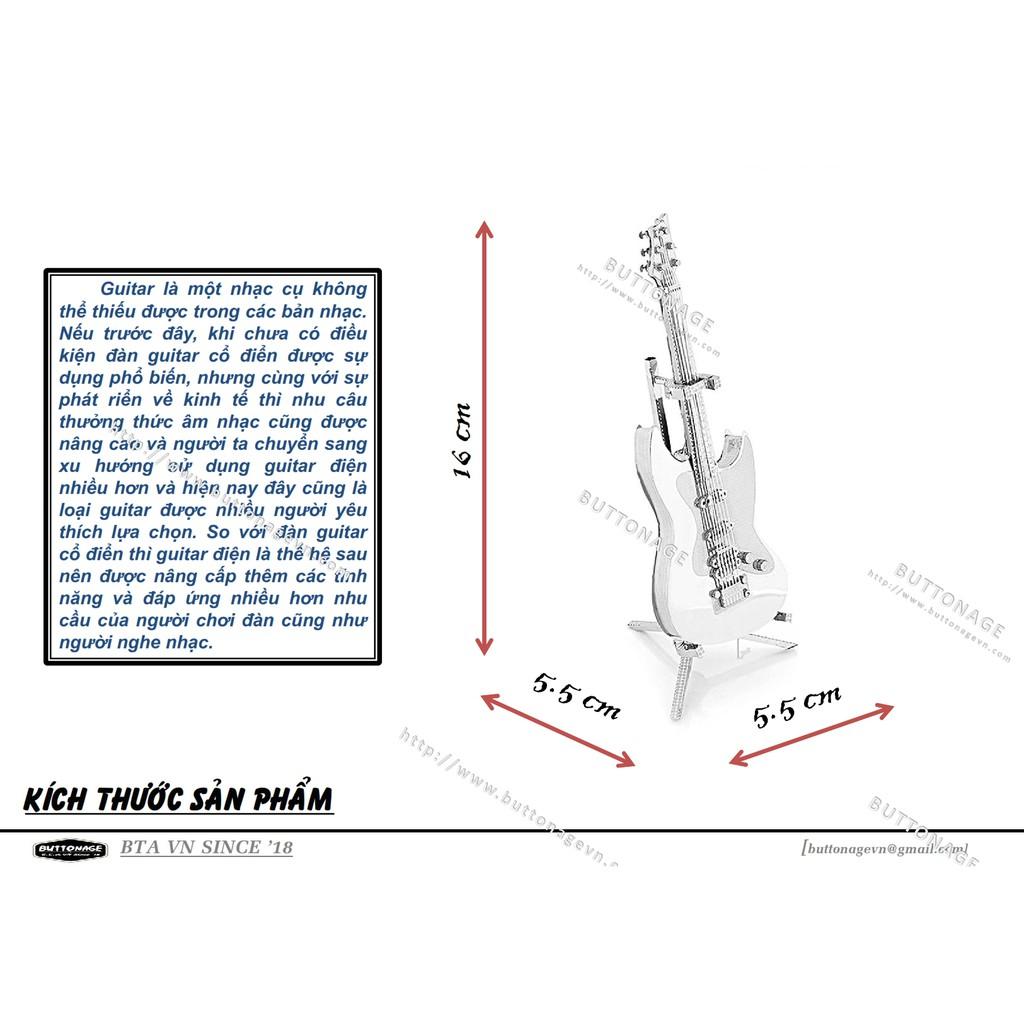 Mô Hình Lắp Ráp 3d Đàn Guitar Điện