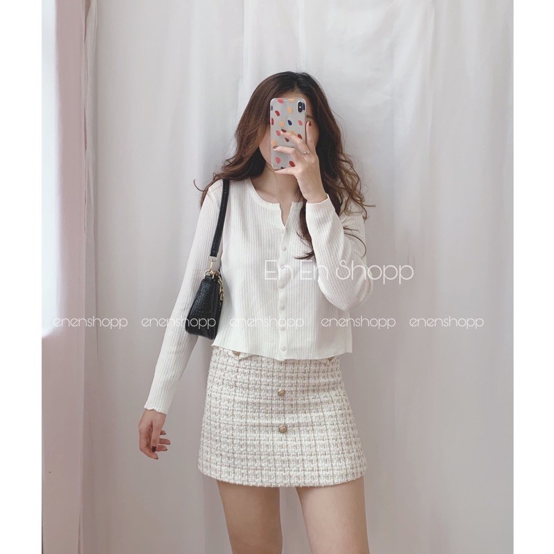 Áo len mỏng cardigan phong cách hàn quốc