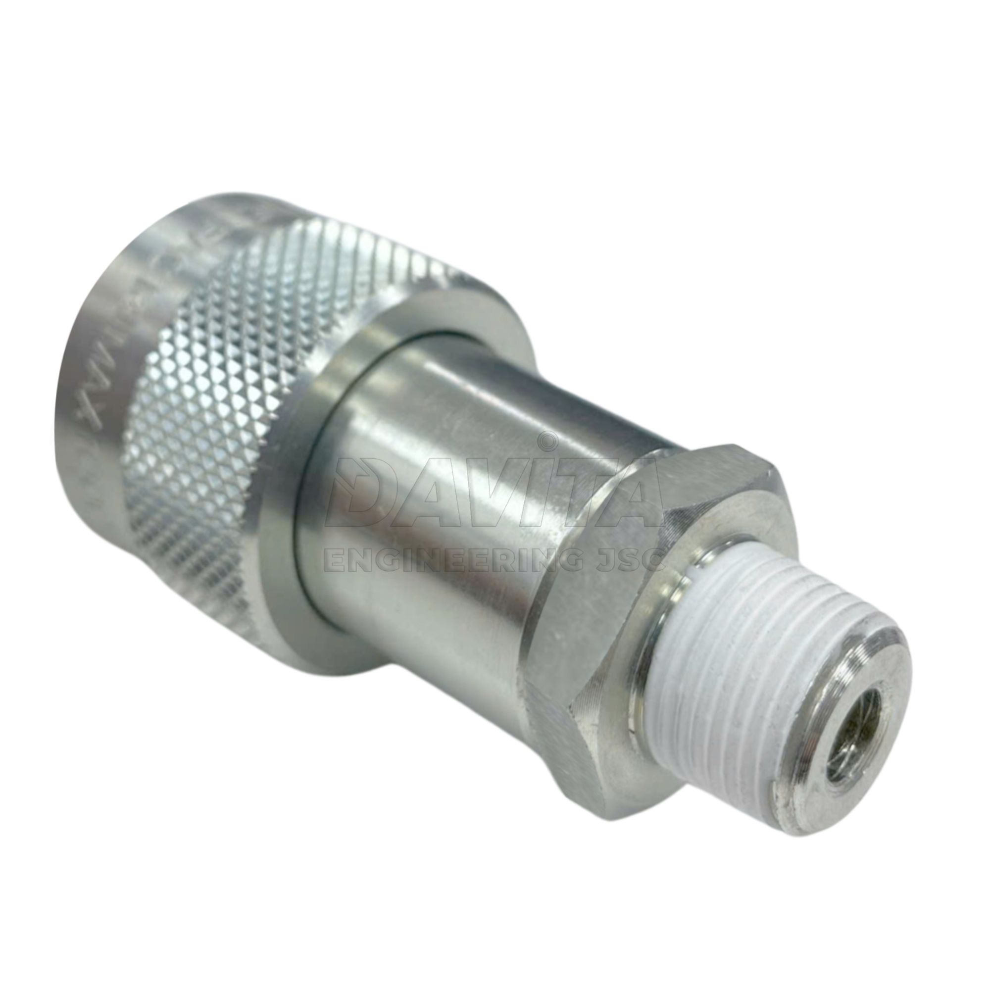 C604 Cụm khớp nối nhanh đường dầu thủy lực áp tối đa 700bar, ren 3/8&quot; NPTF, Bao gồm C604 = CH604+CR400