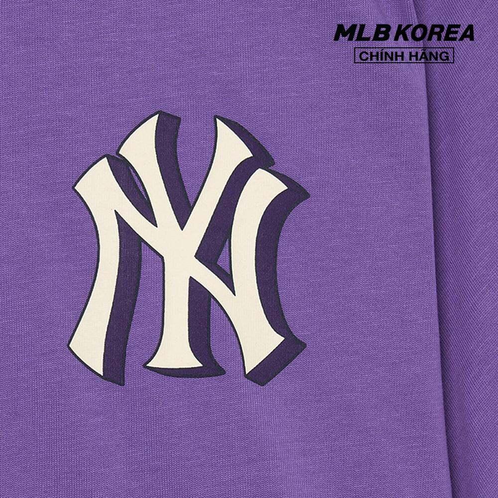 MLB - Áo thun unisex cổ tròn tay ngắn phom suông trẻ trung 3ATSM0234-50CRS