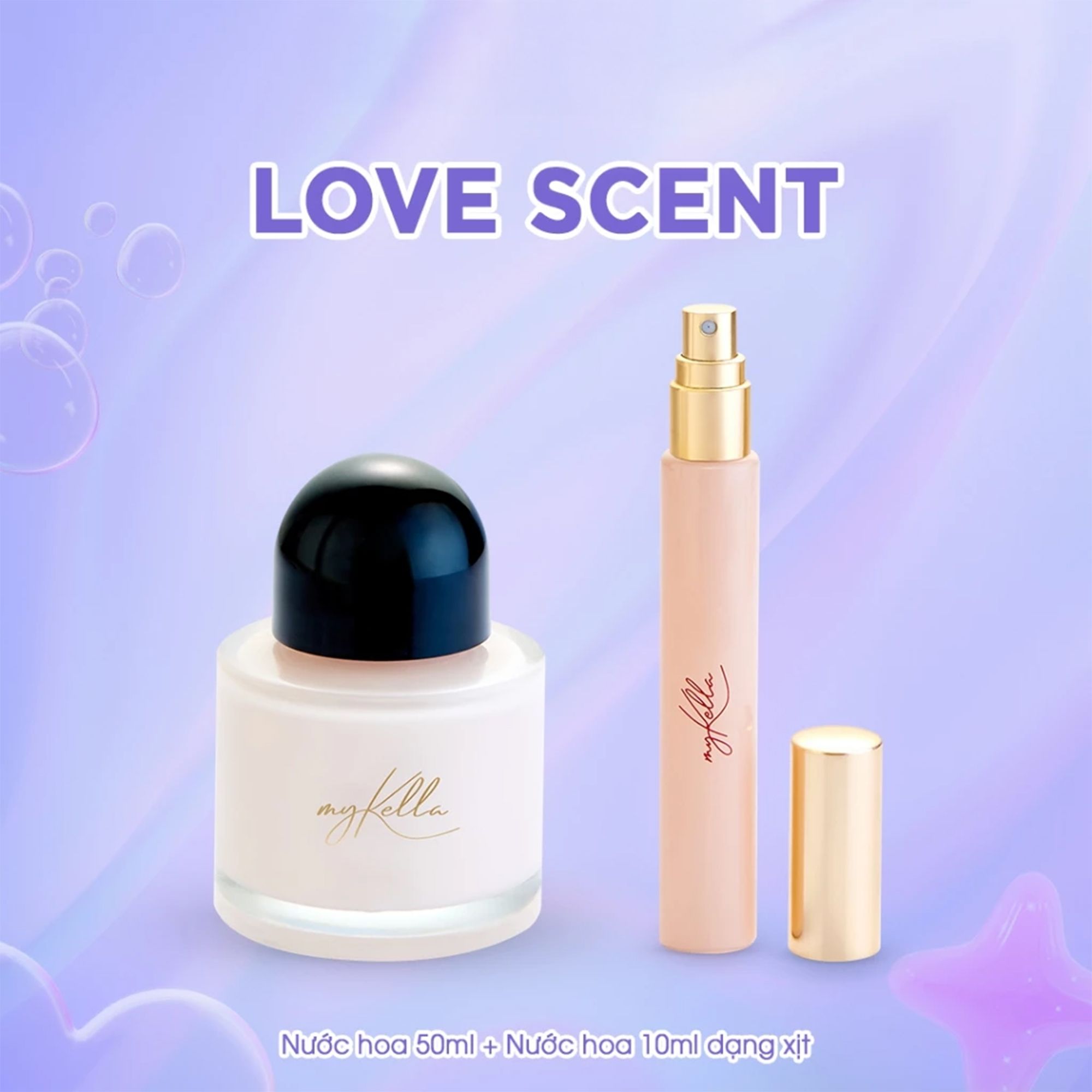 Box quà "Love Scent" [Nước hoa 50ml +Nước hoa 10ml