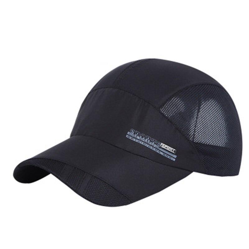 Summer Outdoor Sports Caps Women Quick Dry Breathable Sun Visor Baseball Cap Men Hiking Fishing Running Cap Sun Hat Adjustable