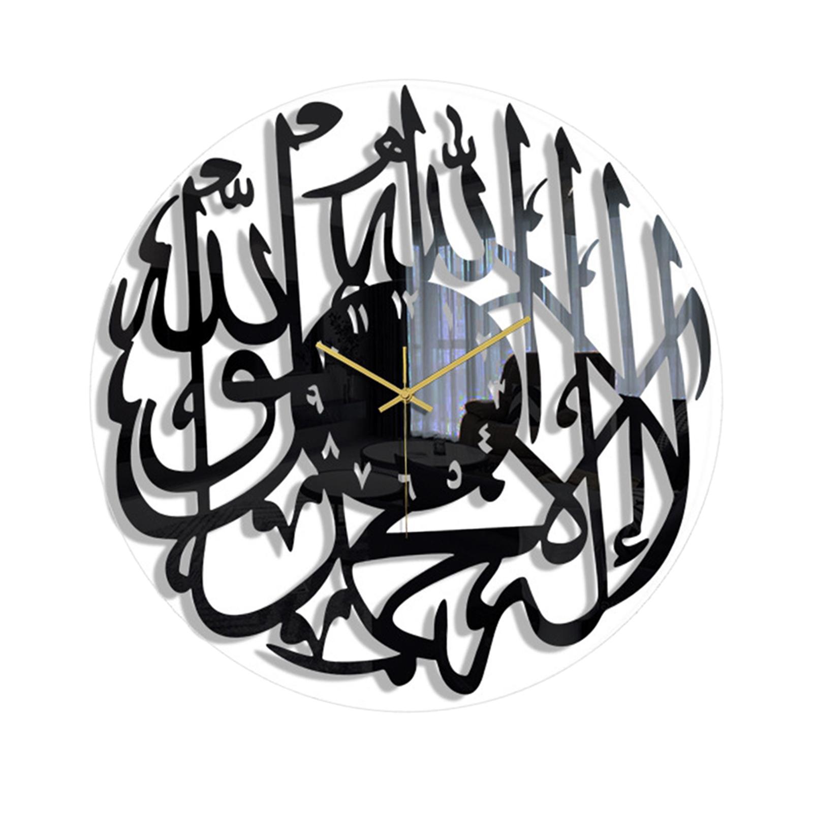 Acrylic Wall Clock Wall Clock Acrylic Non Ticking for Bathroom Kitchen