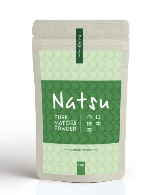 Bột trà xanh Matcha Natsu Nhật Bản  50g