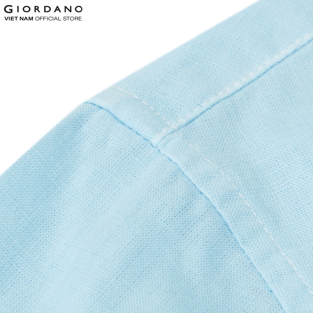 Áo Sơ Mi Nam Linen Ngắn Tay Loang Màu Giordano 01042242