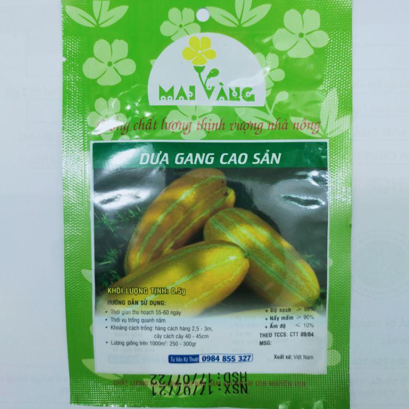 Hạt giống dưa gang , đóng gói 0.5gr