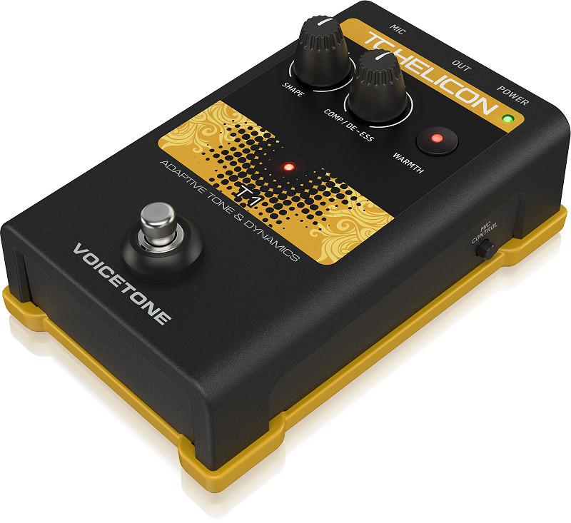 TC-Helicon VoiceTone T1 Single-Button Stompbox-Hàng Chính Hãng