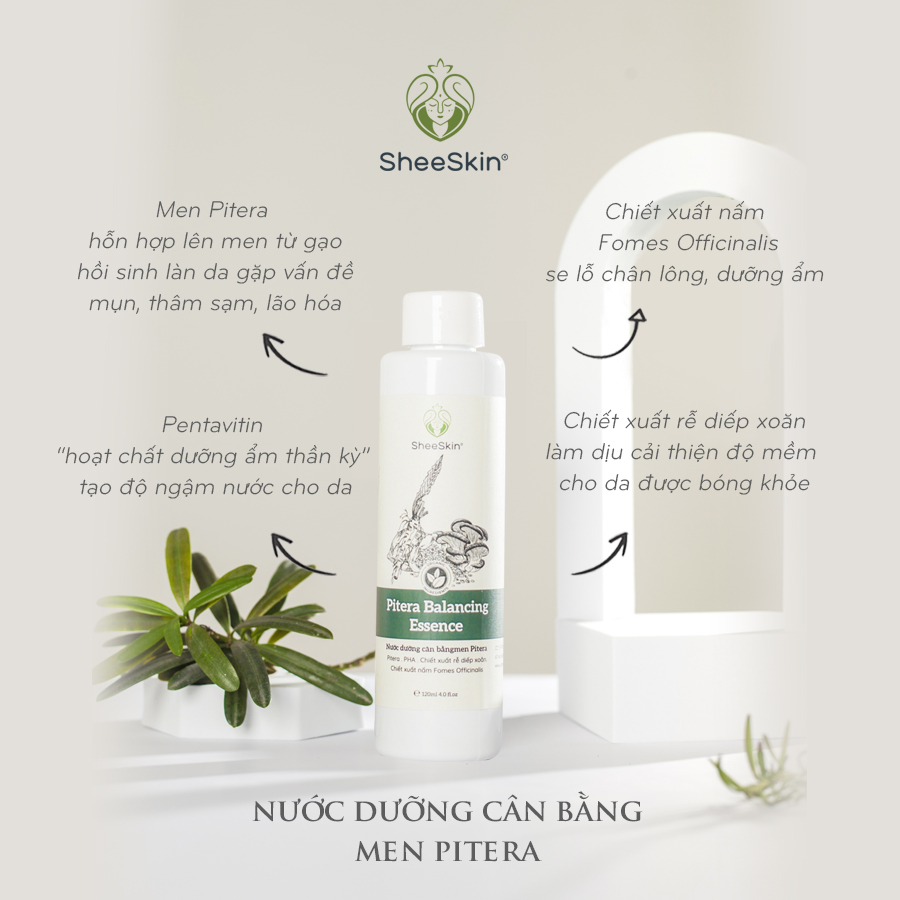 NƯỚC DƯỠNG CÂN BẰNG MEN PITERA SHEESKIN 120ML