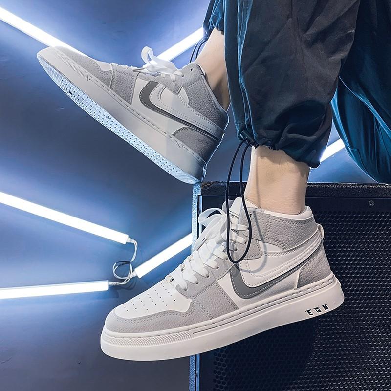Giày Sneaker Nam ️ Giày Tăng chiều cao-Giày Thể Thao cổ cao