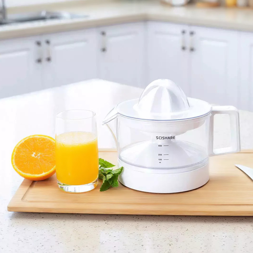 SCISHARE Electric Citrus Juicer Juice Maker Juice Extractor Compact Juicer for Healthy Juice Grapefruit Orange Lemon
